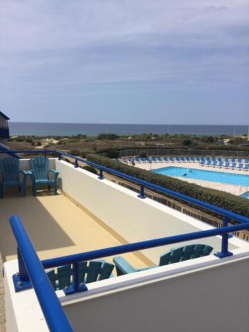 Bleu Marine Vue Ocean, 2 Chambres, Terrasse 30M2, Parking Privatif Et Piscine En Ete Lacanau Exterior foto